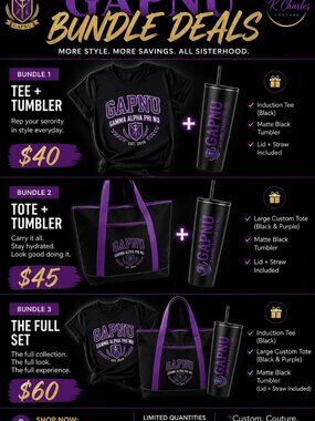 💜✨ GAPNU EVERYDAY SET ✨💜  👜 + 🥤
